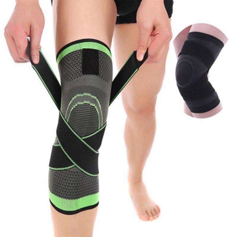 Knee Compression Sleeves With Adjustable Straps