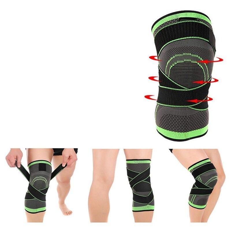 Knee Compression Sleeves With Adjustable Straps