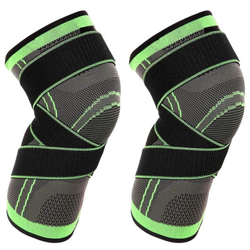Knee Compression Sleeves With Adjustable Straps