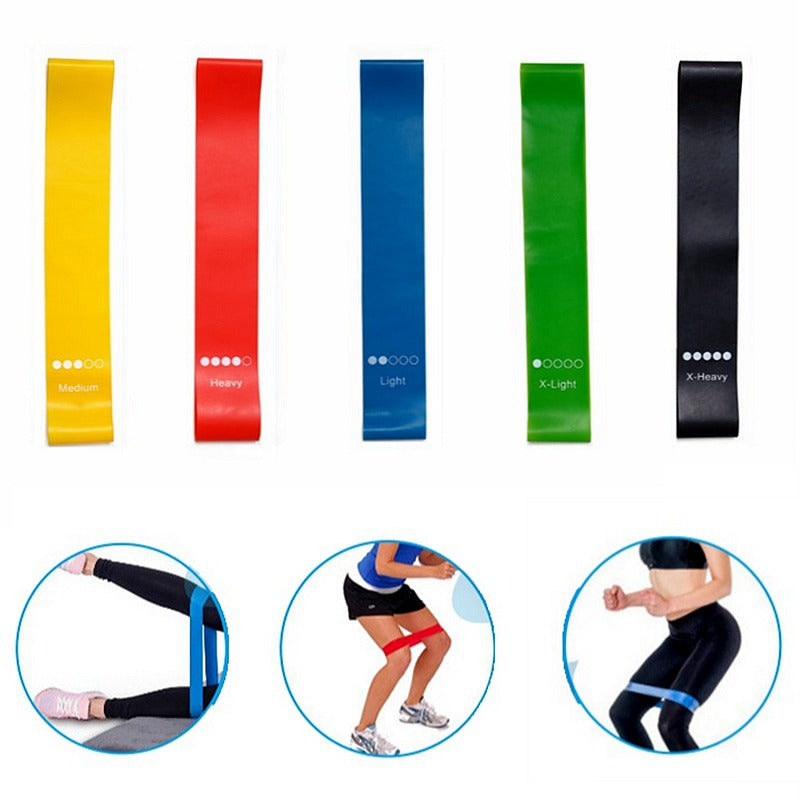 Flat Latex Resistance Bands Set