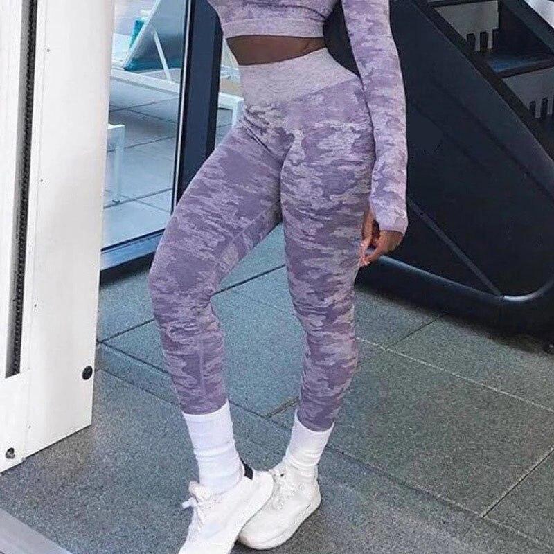 High Waist Seamless Workout Leggings