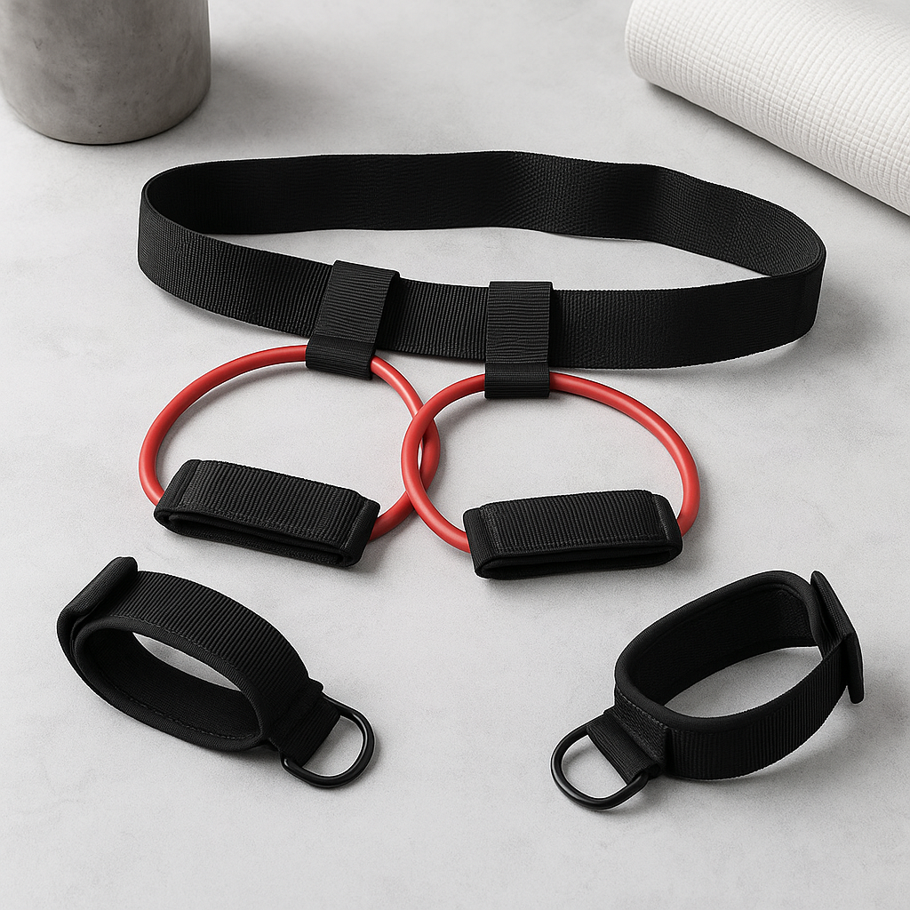 Glute Resistance Band Belt Set