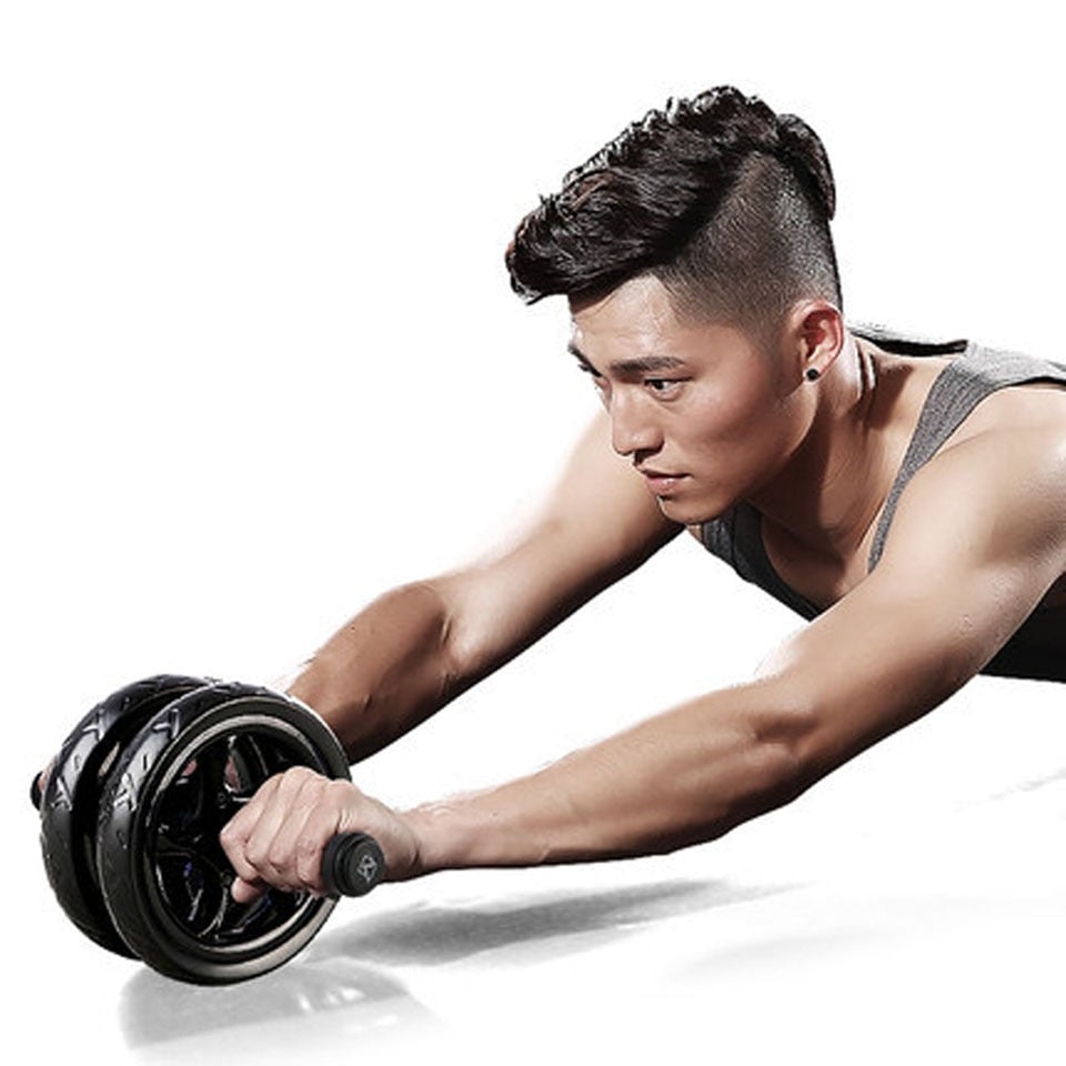 Dual Wheel Ab Roller Trainer