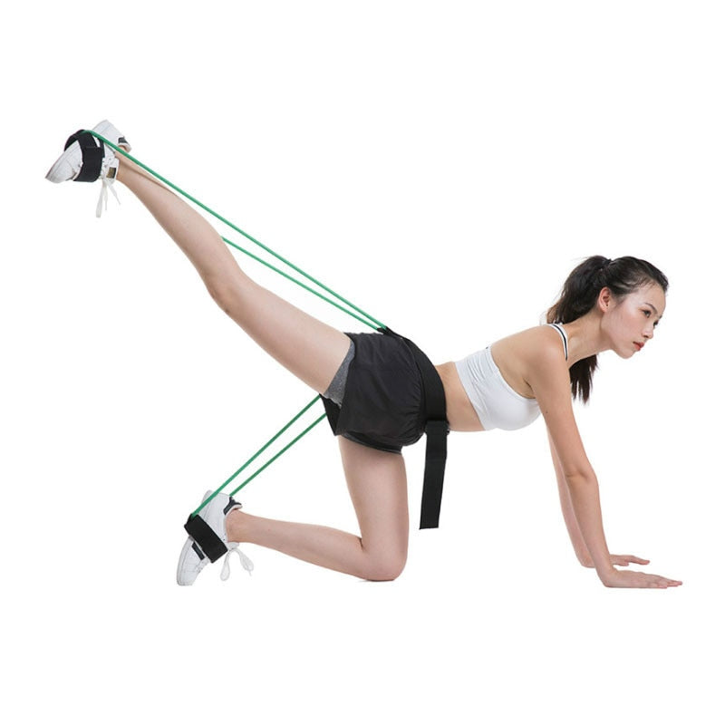 Glute Resistance Band Belt Set