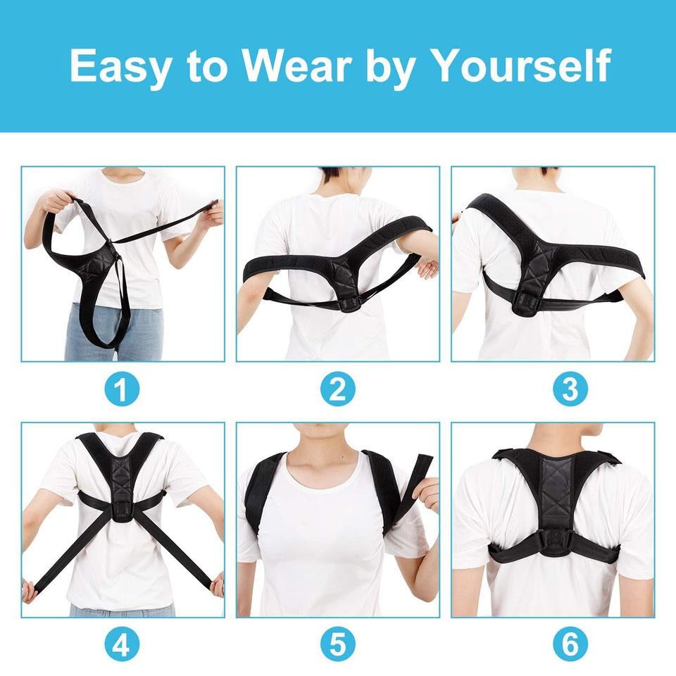 Adjustable Posture Corrector Back Brace