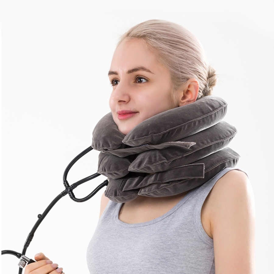 Inflatable Neck Traction Stretcher Pillow