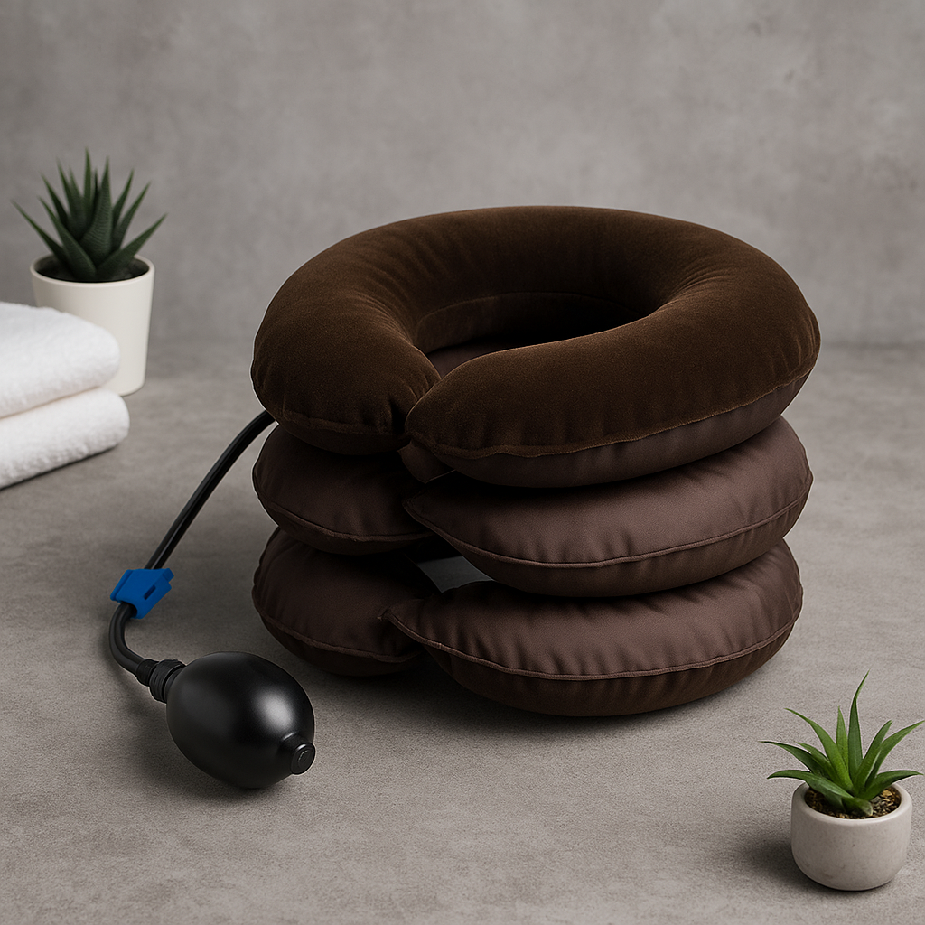Inflatable Neck Traction Stretcher Pillow
