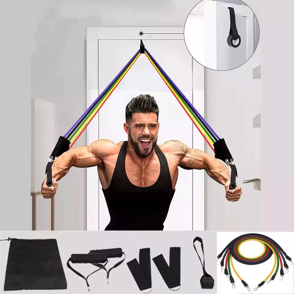 11 Piece Resistance Band Set
