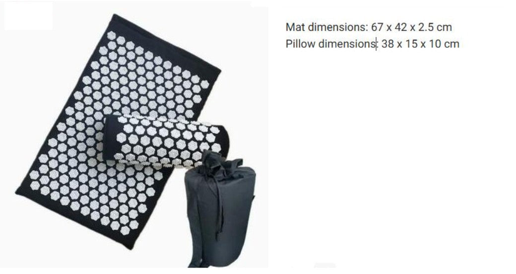 Acupressure Yoga Mat & Massage Cushion Set