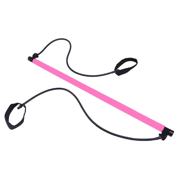 Pilates Squat Resistance Bar with Bands