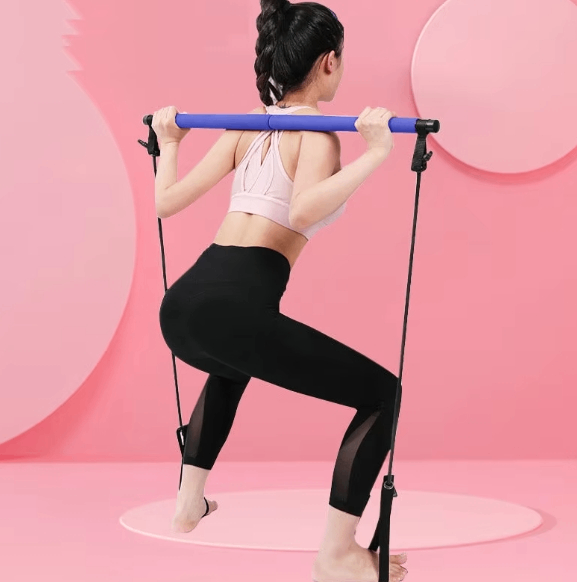 Pilates Resistance Bar with Bands