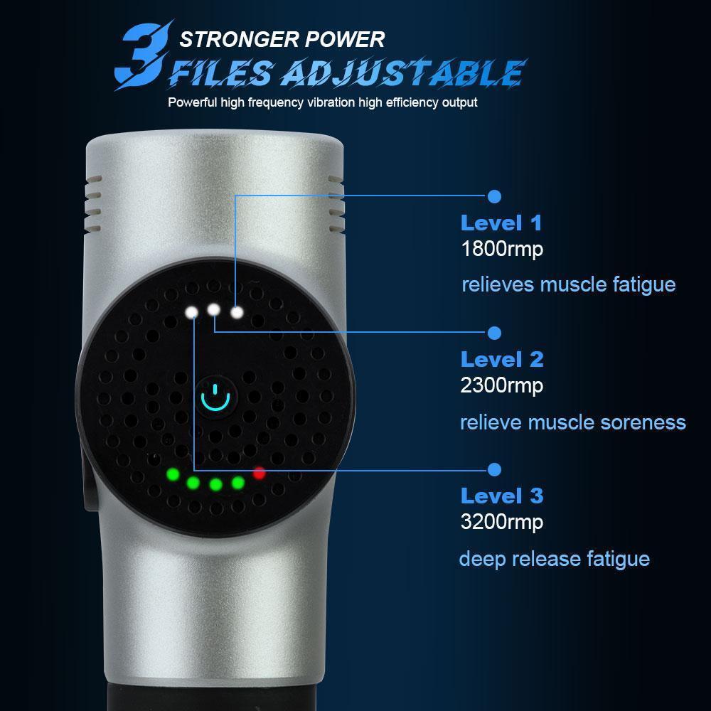 Cordless Percussion Massage Gun Kit